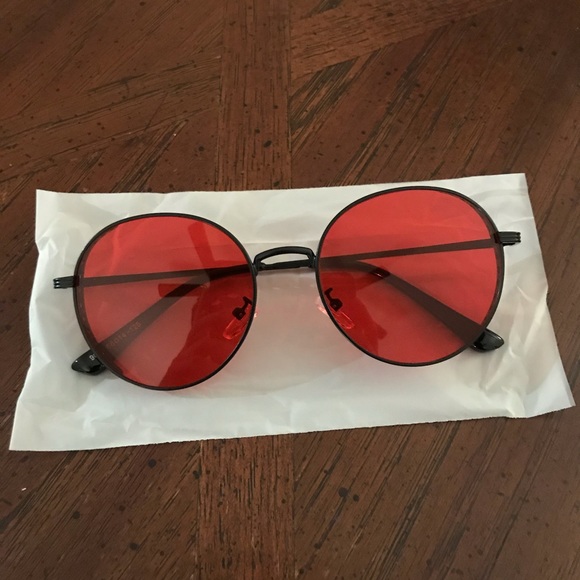 SHEIN red sunglasses - free if added to bundle! - Picture 2 of 3